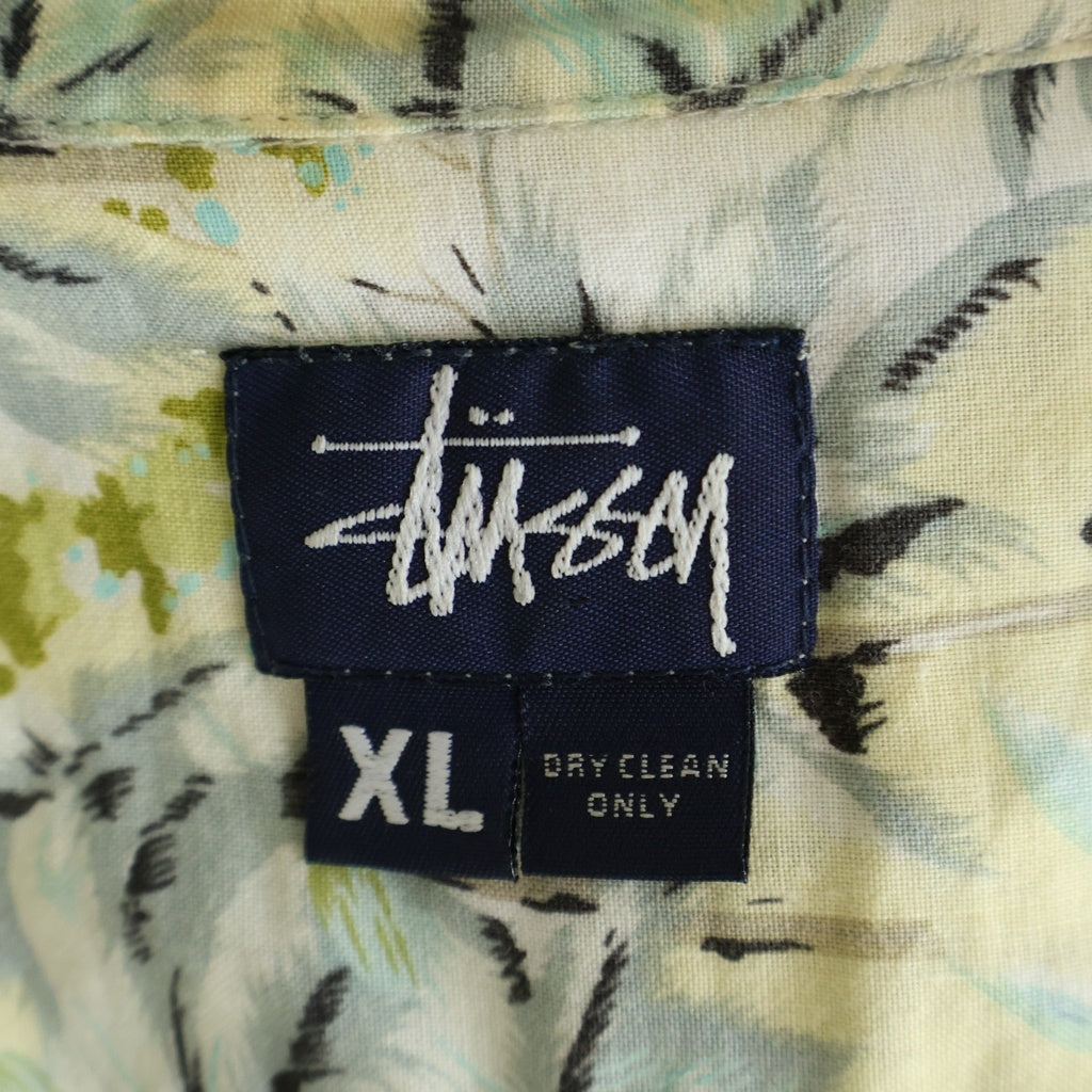 STUSSY(ステューシー) 90S OLD オールド 紺タグ レーヨン混 アロハシャツ マルチ