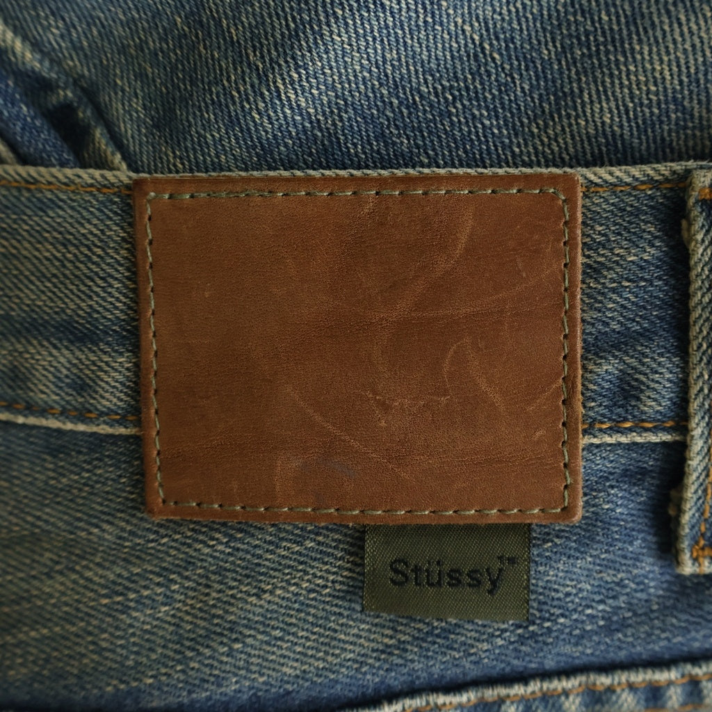 STUSSY(ステューシー) 90S OLD オールド 紺タグ ボタンフライ ストレートデニムパンツ インディゴ