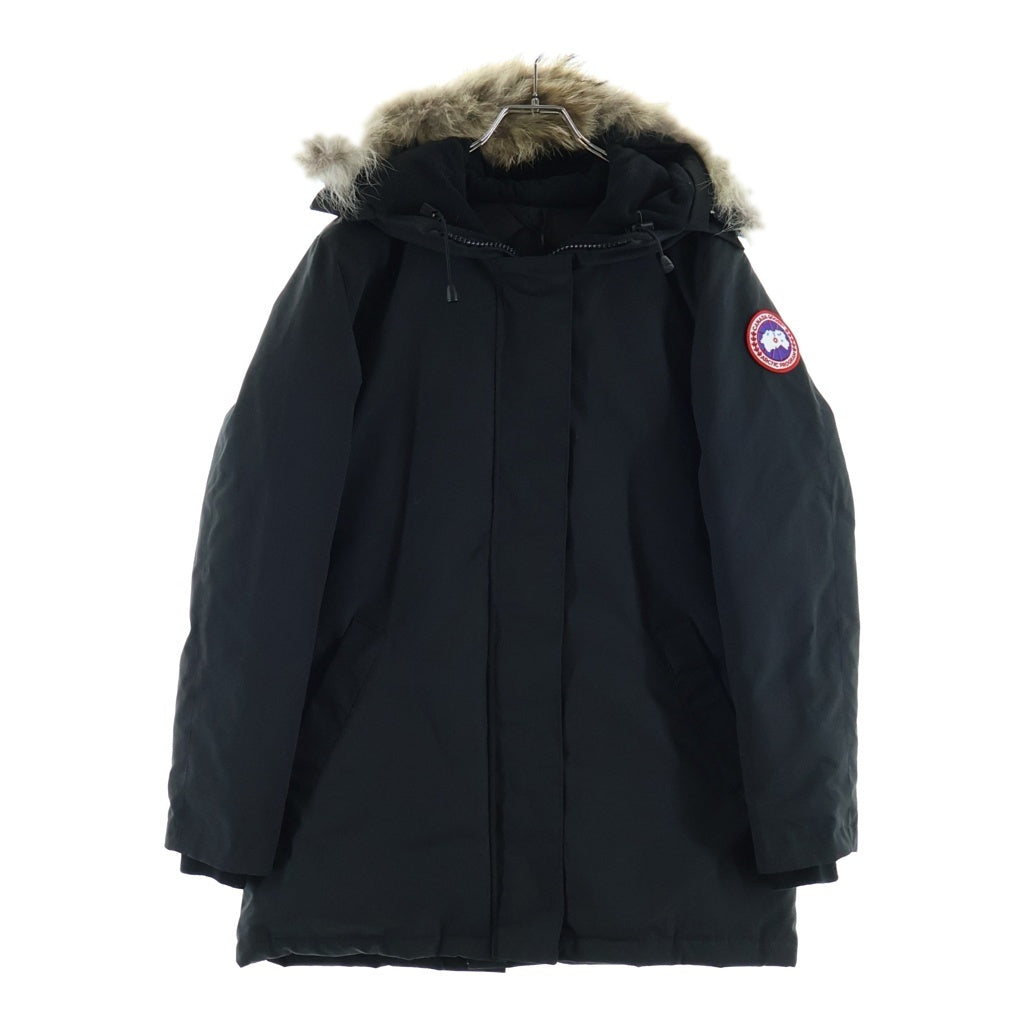 CANADA GOOSE(カナダグース) VICTORIA PARKA ヴィクトリアパーカー ファーフーデッド ダウンジャケット ブラック レディース 3037LA