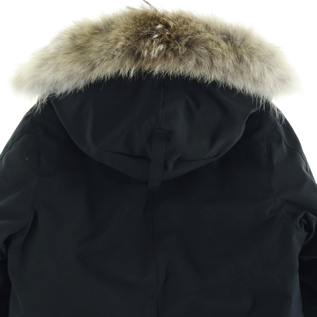 CANADA GOOSE(カナダグース) VICTORIA PARKA ヴィクトリアパーカー ファーフーデッド ダウンジャケット ブラック レディース 3037LA