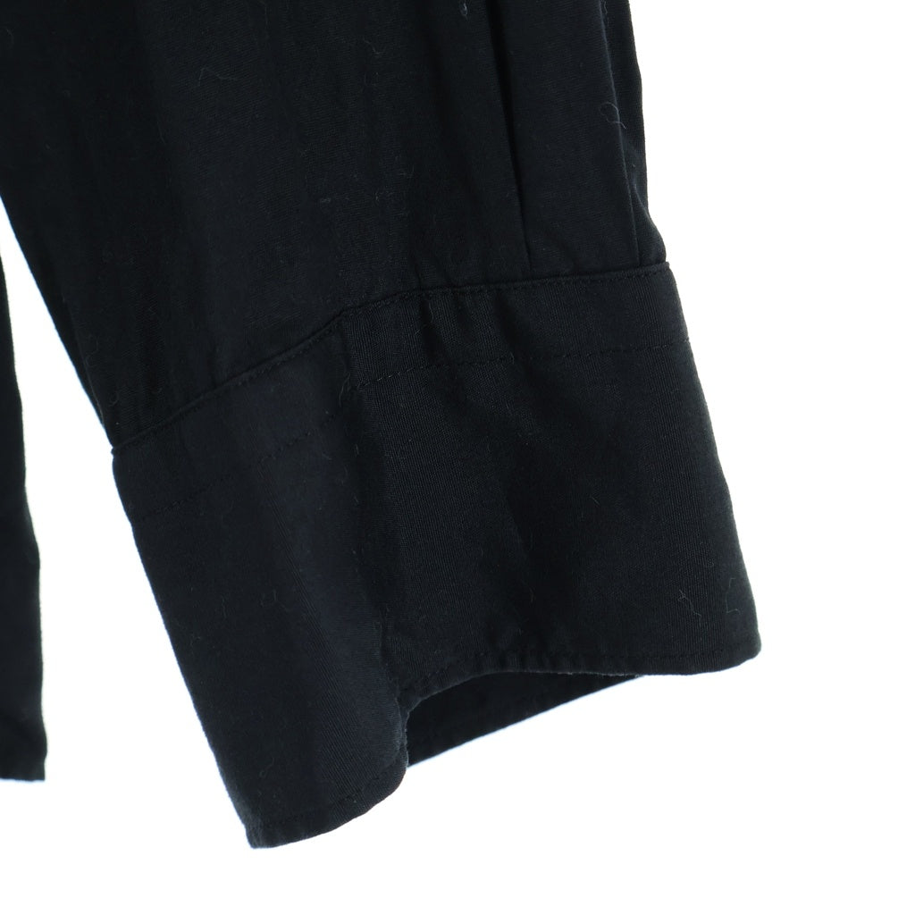 PLAY COMME des GARCONS(プレイコムデギャルソン) 23AW AD2023 L/S Shirt ハートロゴワッペン コットン 長袖シャツ ブラック AZ-B004