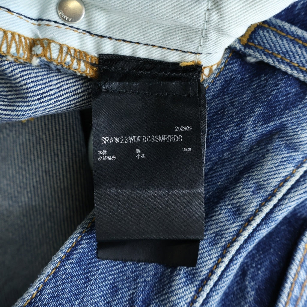AMIRI(アミリ) 23AW BAGGY CARGO JEAN MA金具ロゴ バギーカーゴデニムパンツ インディゴ SRAW23WDF003SMRIRD0