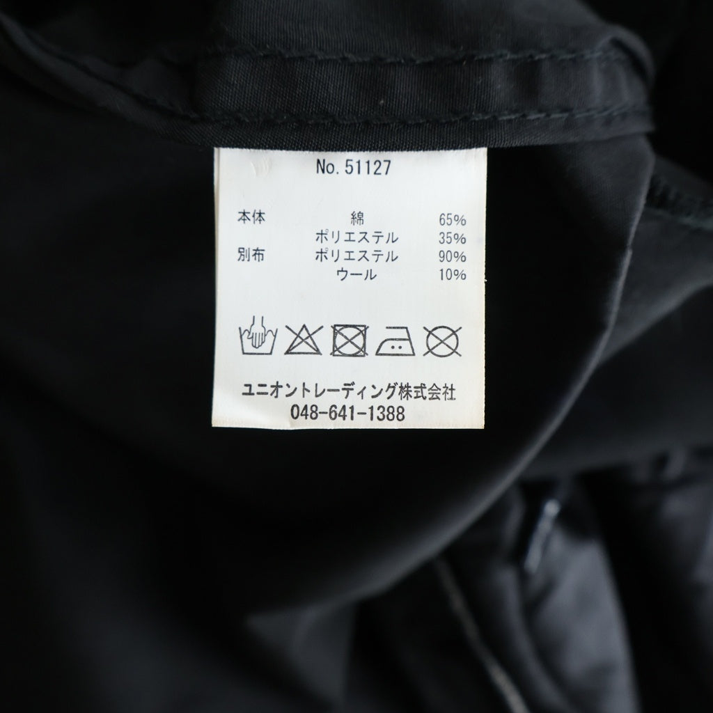 HOUSTON(ヒューストン) 3WAY M-65 PARKA ライナー付き モッズコート ブラック 51127
