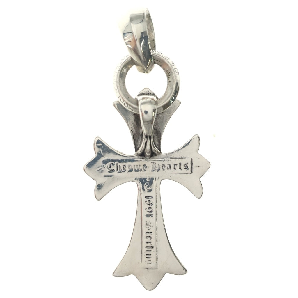 CHROME HEARTS(クロムハーツ) CH CRS SML W/BALE Wベイル スモールCHクロス ペンダントトップ シルバー BCA218
