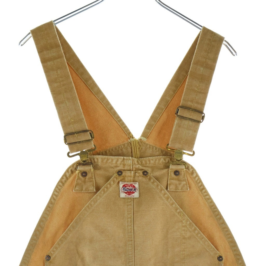 SAINT MICHAEL(セントマイケル) 23SS DOUBLE KNEE OVERALL ダック地 ダブルニー オーバーオール ブラウン SM-S23-0000-062
