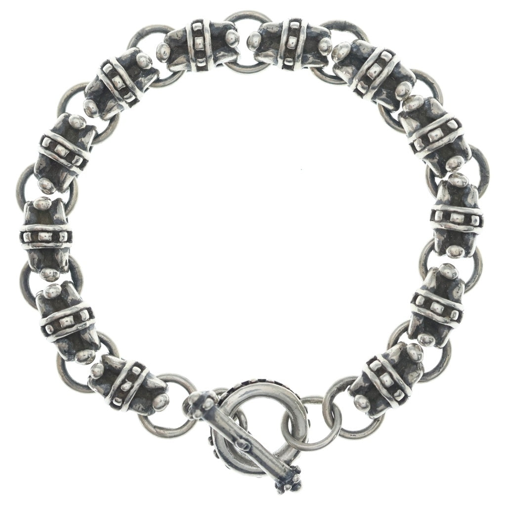 ROYAL ORDER(ロイヤルオーダー) BRACELET モチーフリンク ブレスレット シルバー