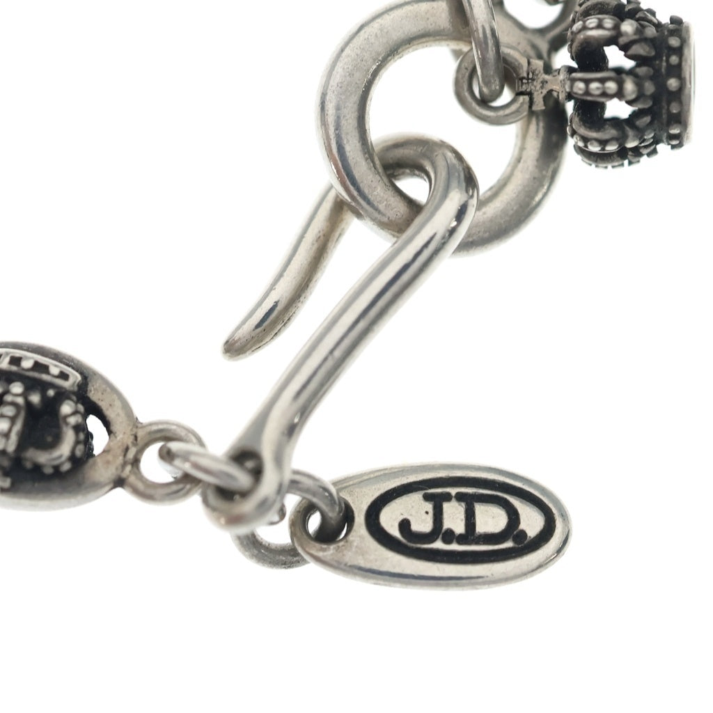 Justin Davis(ジャスティンデイヴィス) QE2 CHAIN クラウンモチーフ チェーンネックレス シルバー SNJ120
