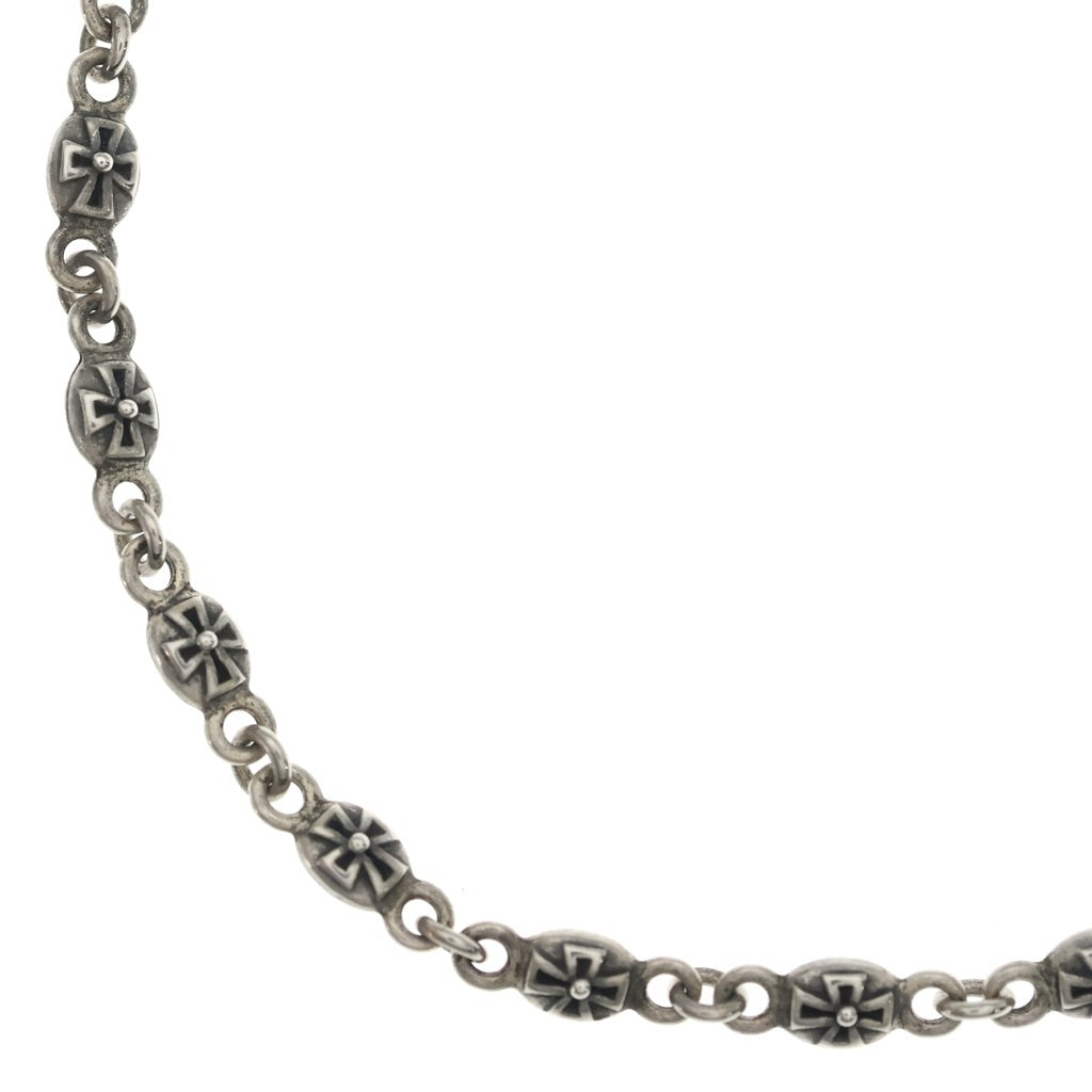 Justin Davis(ジャスティンデイヴィス) TINY CROSS CHAIN タイニークロス モチーフ チェーンネックレス シルバー SNJ125
