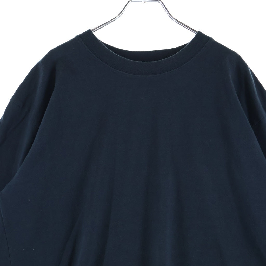 BALENCIAGA(バレンシアガ) バックロゴプリント クルーネック半袖Tシャツ カットソー ブラック 578124 TEV43