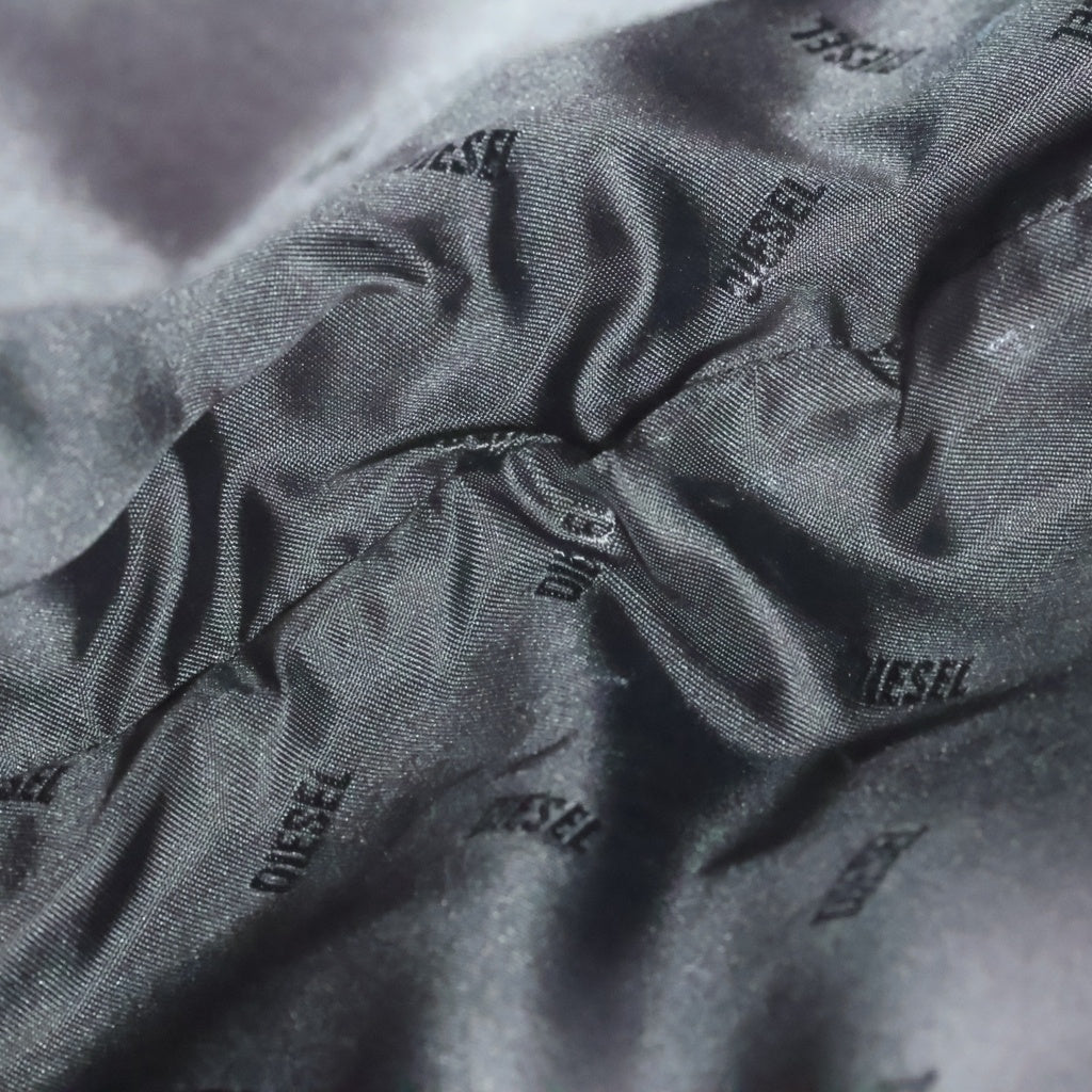 DIESEL(ディーゼル) TRASH-D BANDANA HANDBAG バンダナドッキング加工 トップハンドル レザーハンドバッグ マルチカラー
