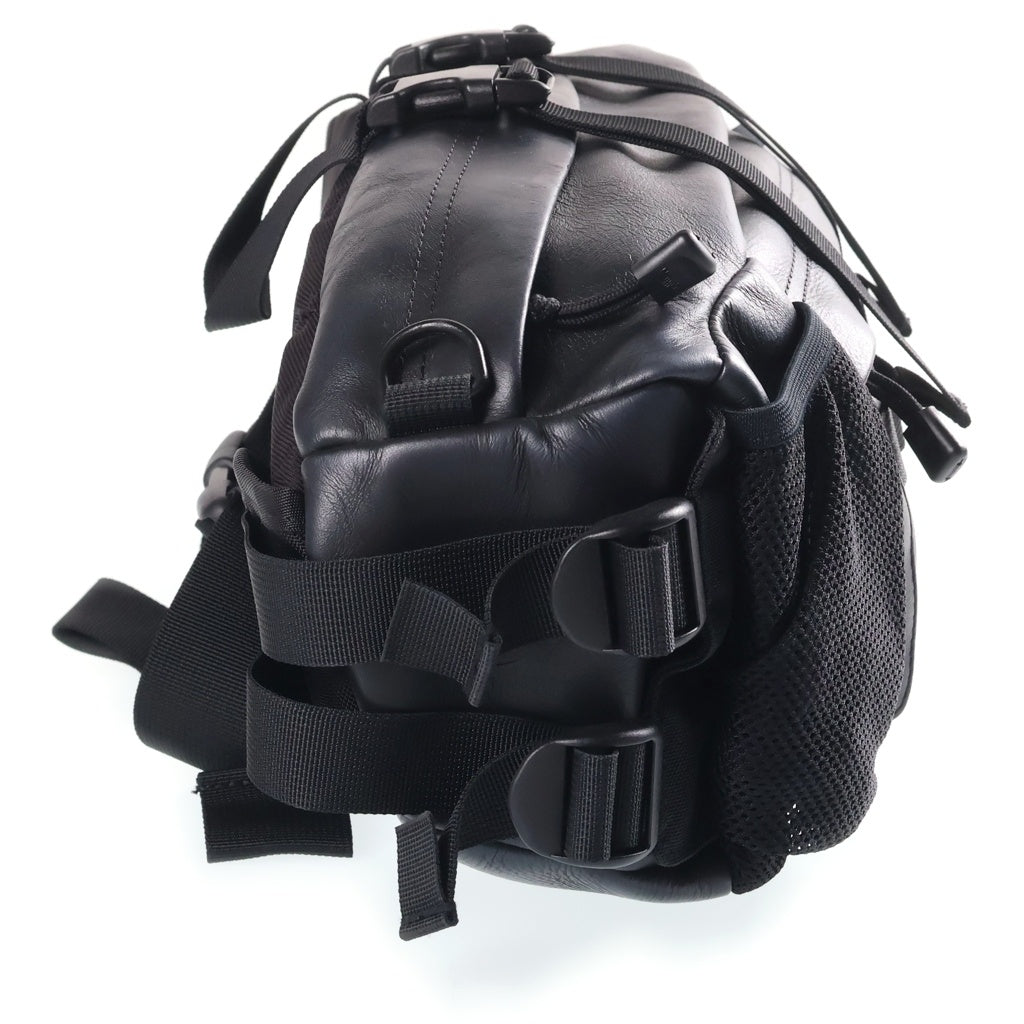 SUPREME(シュプリーム) 18AW ×THE NORTH FACE Leather Mountain Waist Bag ザノースフェイス レザー マウンテン ウエスト ショルダーバッグ ブラック NF0A3VJA