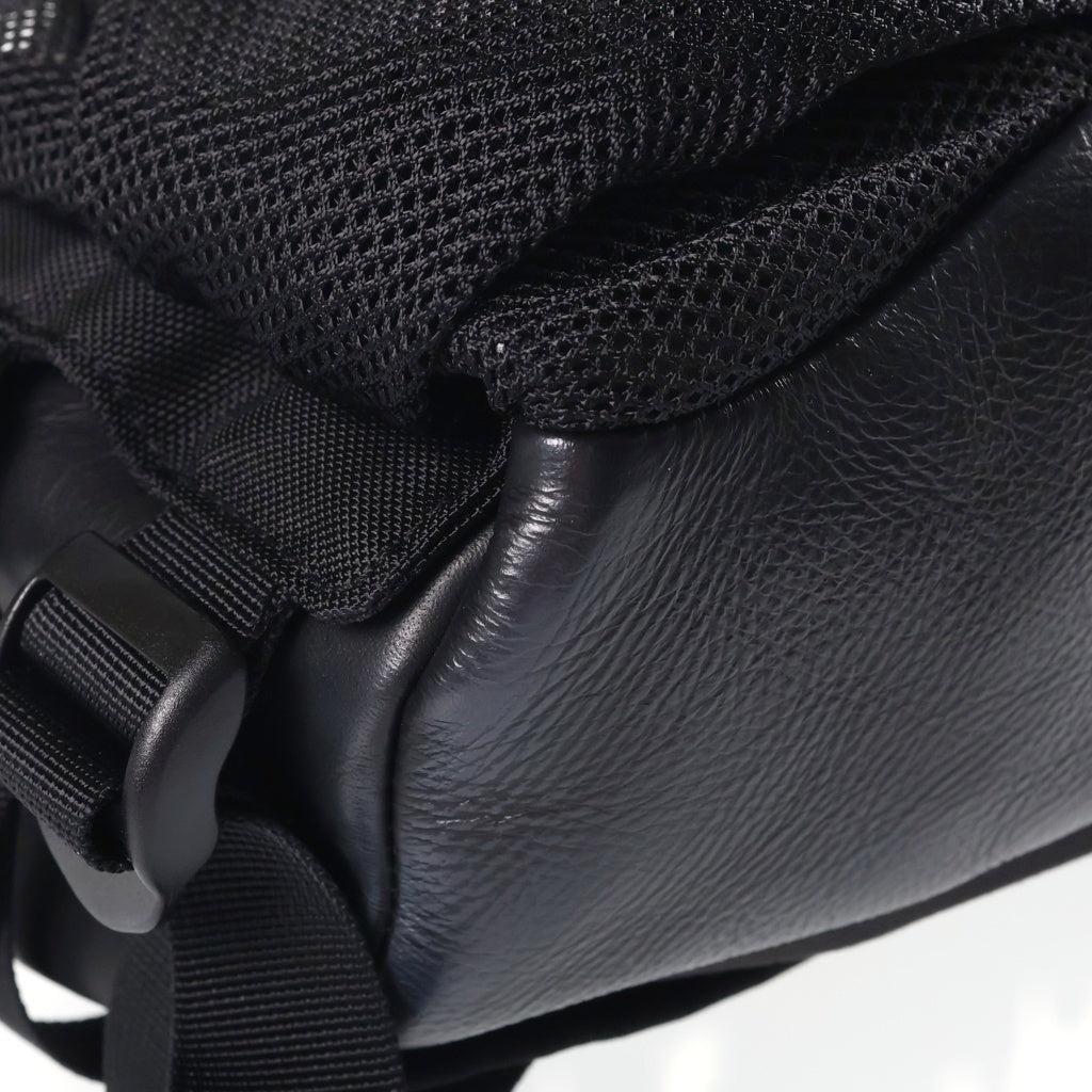 SUPREME(シュプリーム) 18AW ×THE NORTH FACE Leather Mountain Waist Bag ザノースフェイス レザー マウンテン ウエスト ショルダーバッグ ブラック NF0A3VJA