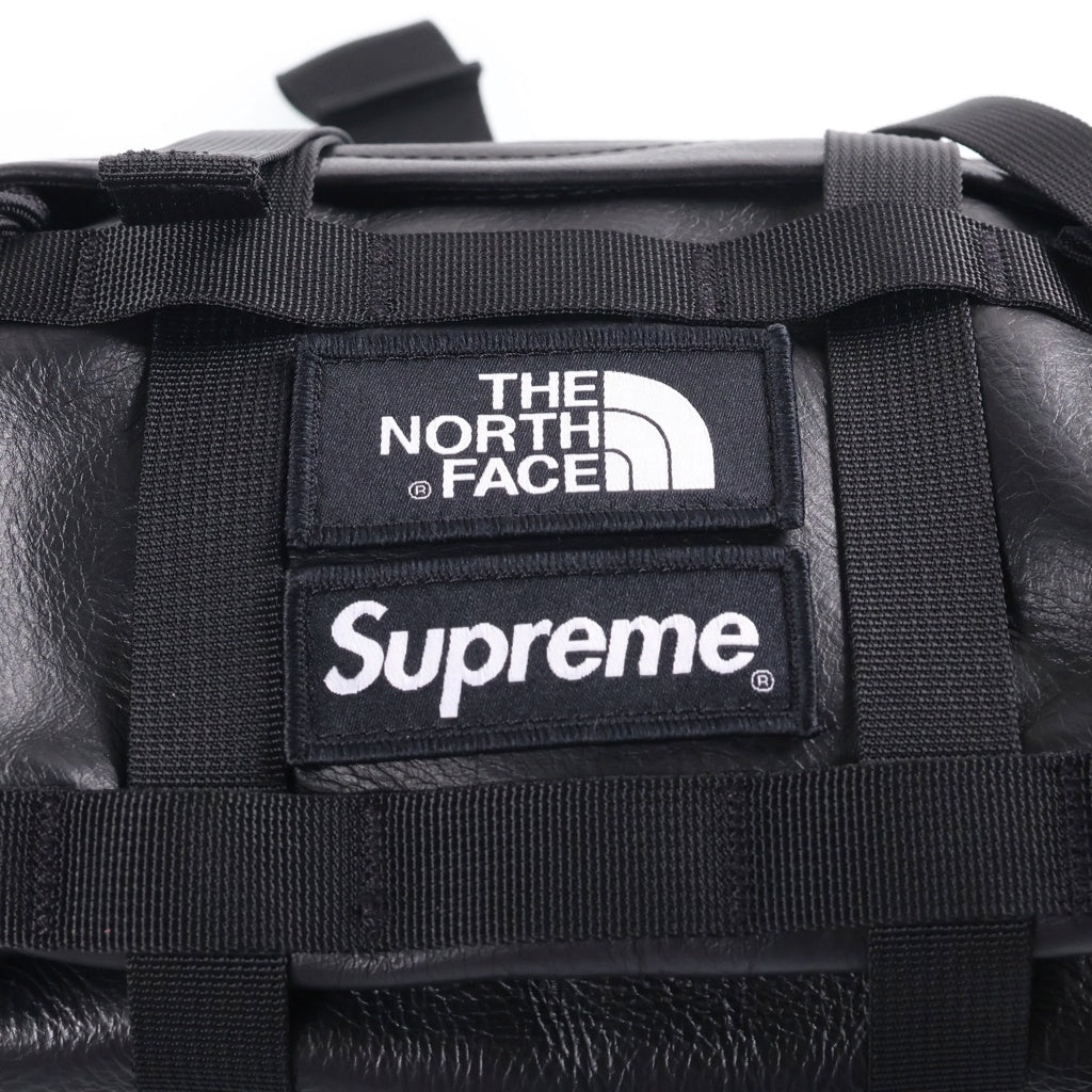 SUPREME(シュプリーム) 18AW ×THE NORTH FACE Leather Mountain Waist Bag ザノースフェイス レザー マウンテン ウエスト ショルダーバッグ ブラック NF0A3VJA