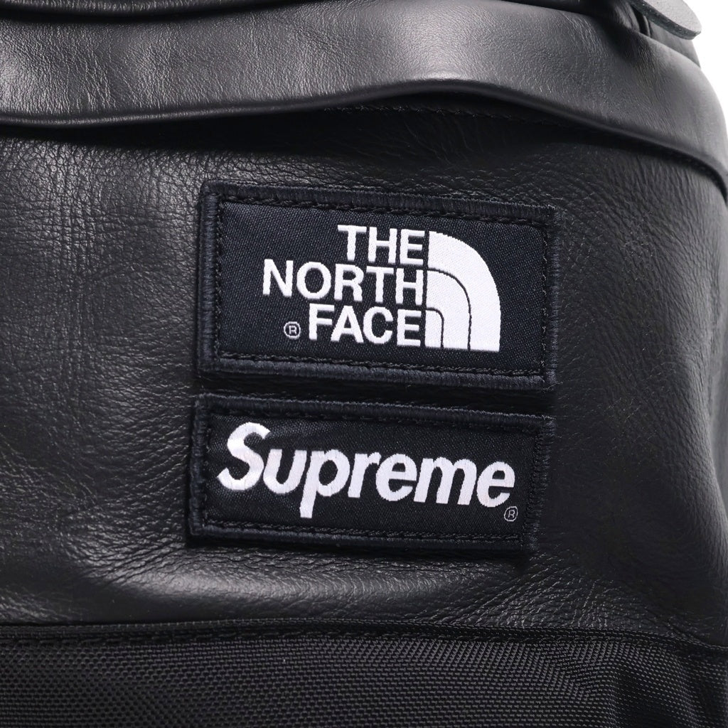 SUPREME(シュプリーム) 18AW ×THE NORTH FACE Leather Day Pack ザノースフェイス レザー デイ バッグパック リュック ブラック NF0A3G73