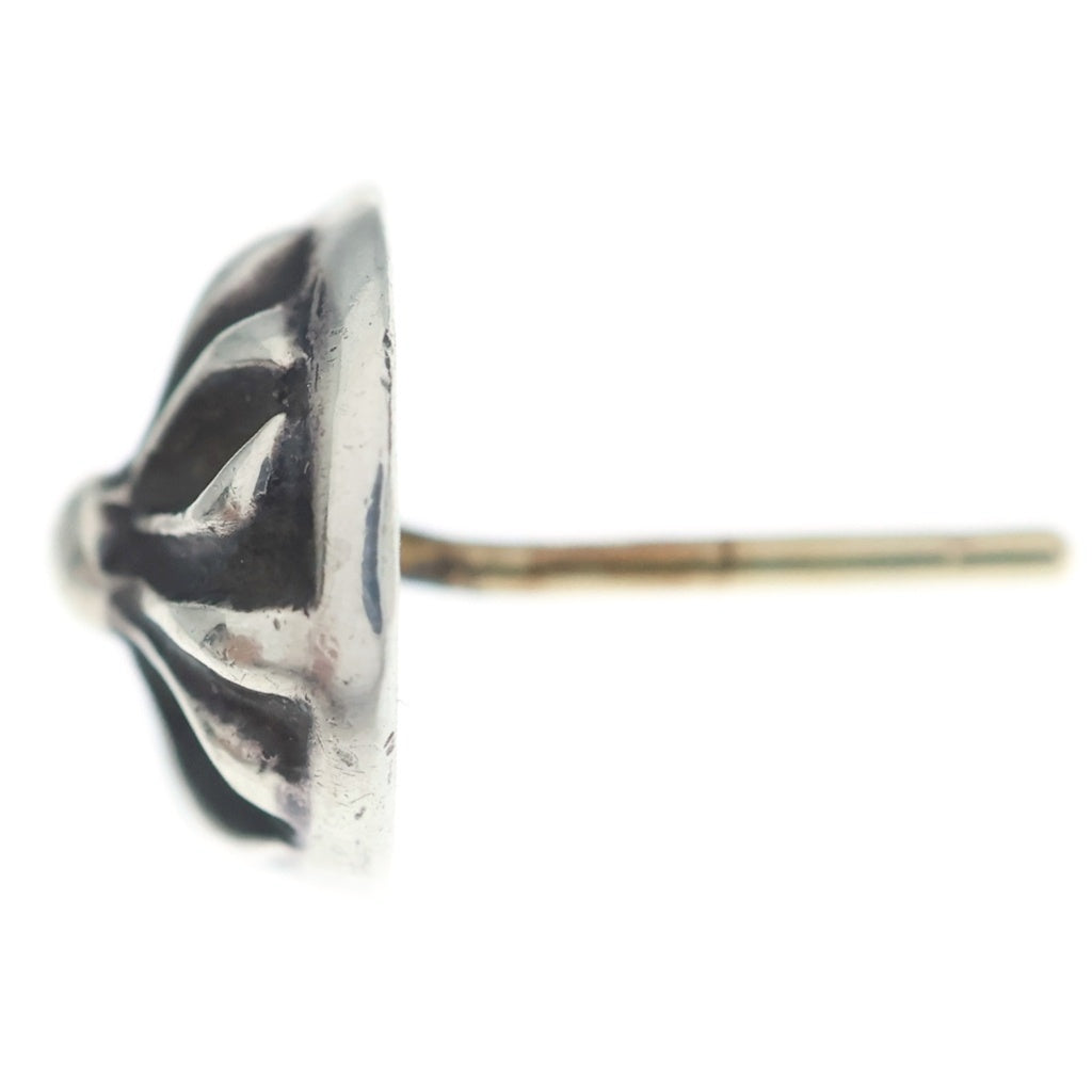 CHROME HEARTS(クロムハーツ) STUD CRSBLL クロスボールスタッドピアス シルバー BCA110