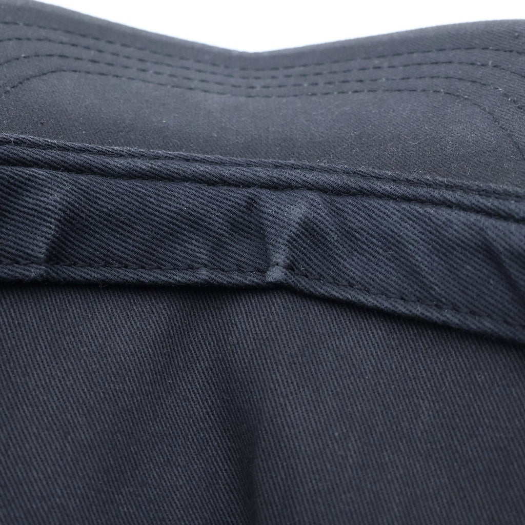 CHROME HEARTS(クロムハーツ) BS FLARE SCROLL LABEL BSフレア スクロールラベルプリント メッシュトラッカーキャップ 帽子 ブラック