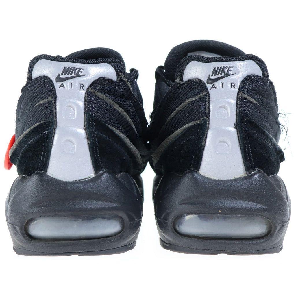 NIKE(ナイキ) ×COMME des GARCONS AIR MAX 95 コムデギャルソン エアマックス スウェードトゥ ローカットスニーカー ブラック US8/26cm CU8406-001