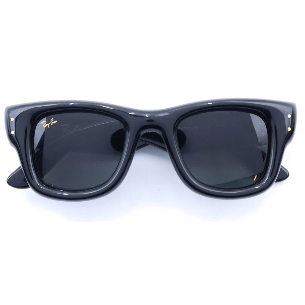 Ray Ban(レイバン) ×A$AP Rocky WAYFARER PUFFER エイサップロッキー ウェイファーラー パファー ウェリントンサングラス メガネ ブラック RB4940