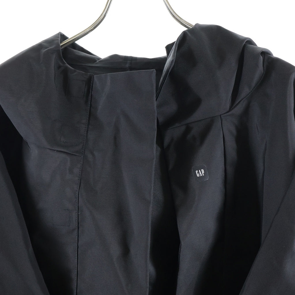 Yeezy Gap Engineered by Balenciaga(イージー ギャップ エンジニアードバイ バレンシアガ) ナイロン コーチジャケット フーデッド Tカットパーカー ブラック 471273-00-1