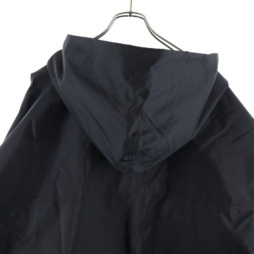 Yeezy Gap Engineered by Balenciaga(イージー ギャップ エンジニアードバイ バレンシアガ) ナイロン コーチジャケット フーデッド Tカットパーカー ブラック 471273-00-1