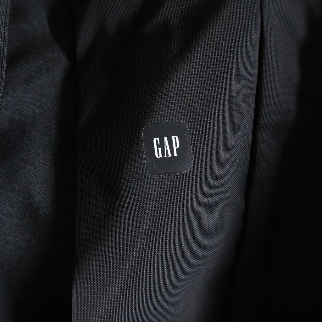 Yeezy Gap Engineered by Balenciaga(イージー ギャップ エンジニアードバイ バレンシアガ) ナイロン コーチジャケット フーデッド Tカットパーカー ブラック 471273-00-1