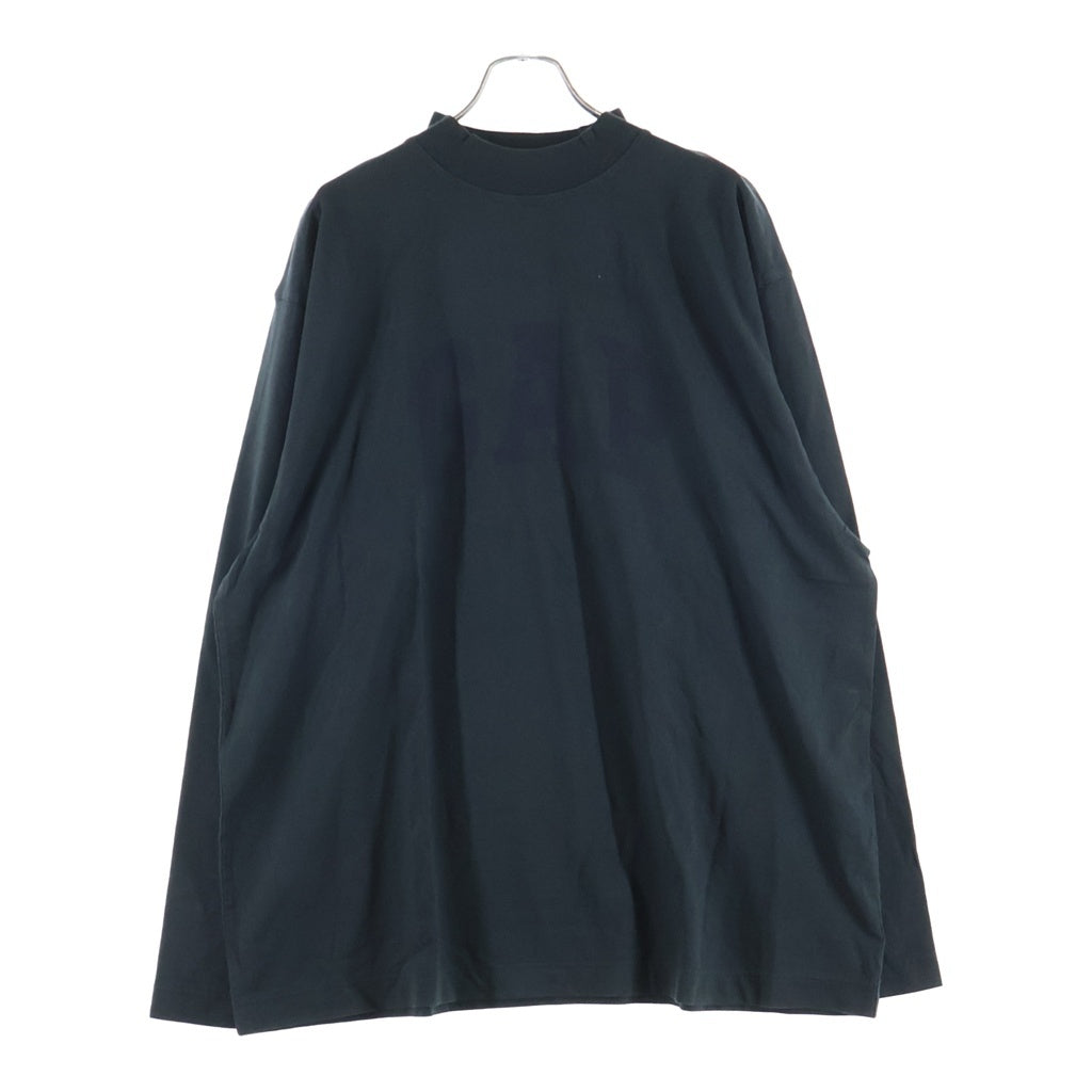 Yeezy Gap Engineered by Balenciaga(イージー ギャップ エンジニアードバイ バレンシアガ) Dove Long-Sleeve Tee ドーヴ ロゴプリント モックネック長袖Tシャツ カットソー グリーン 471305-02-1