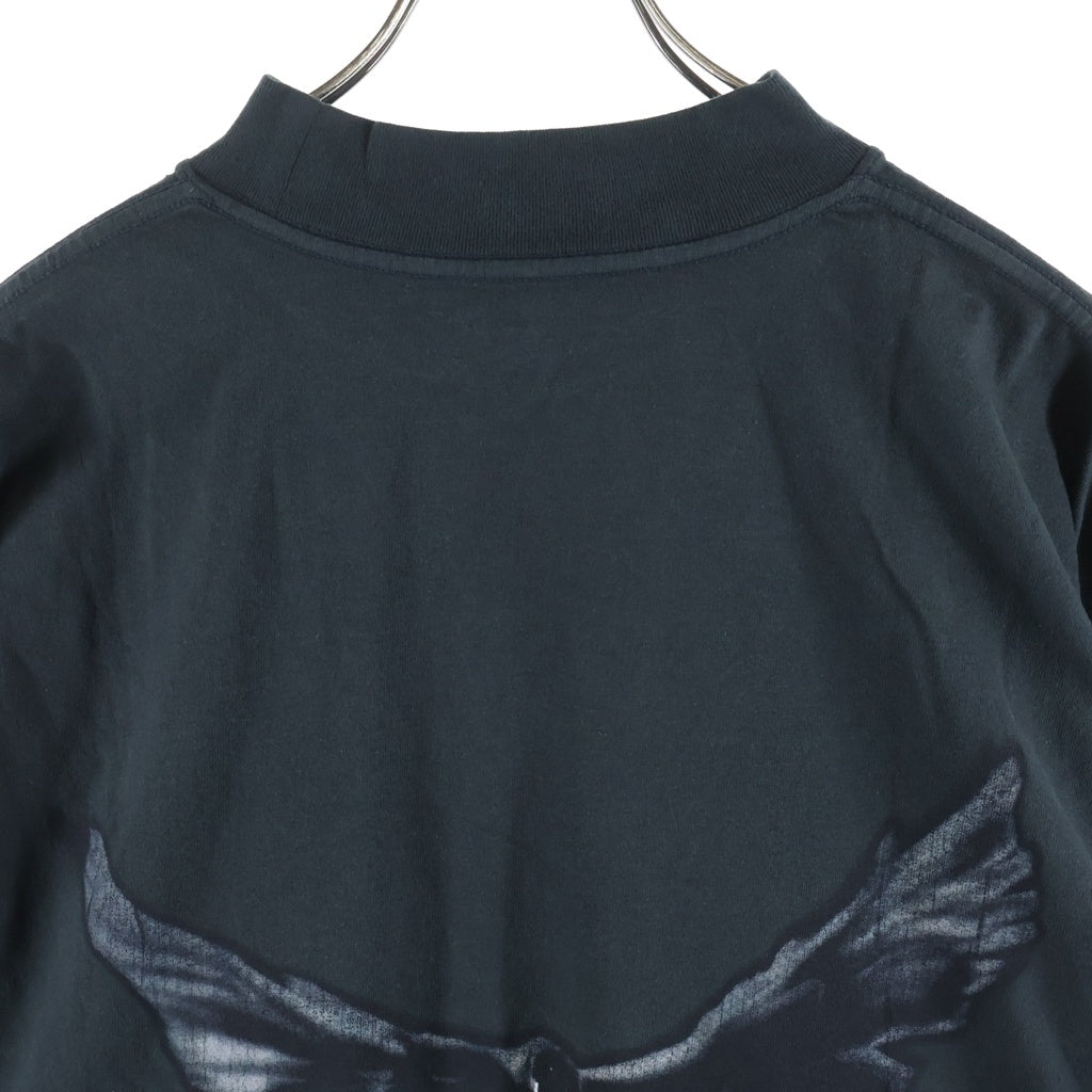 Yeezy Gap Engineered by Balenciaga(イージー ギャップ エンジニアードバイ バレンシアガ) Dove Long-Sleeve Tee ドーヴ ロゴプリント モックネック長袖Tシャツ カットソー グリーン 471305-02-1