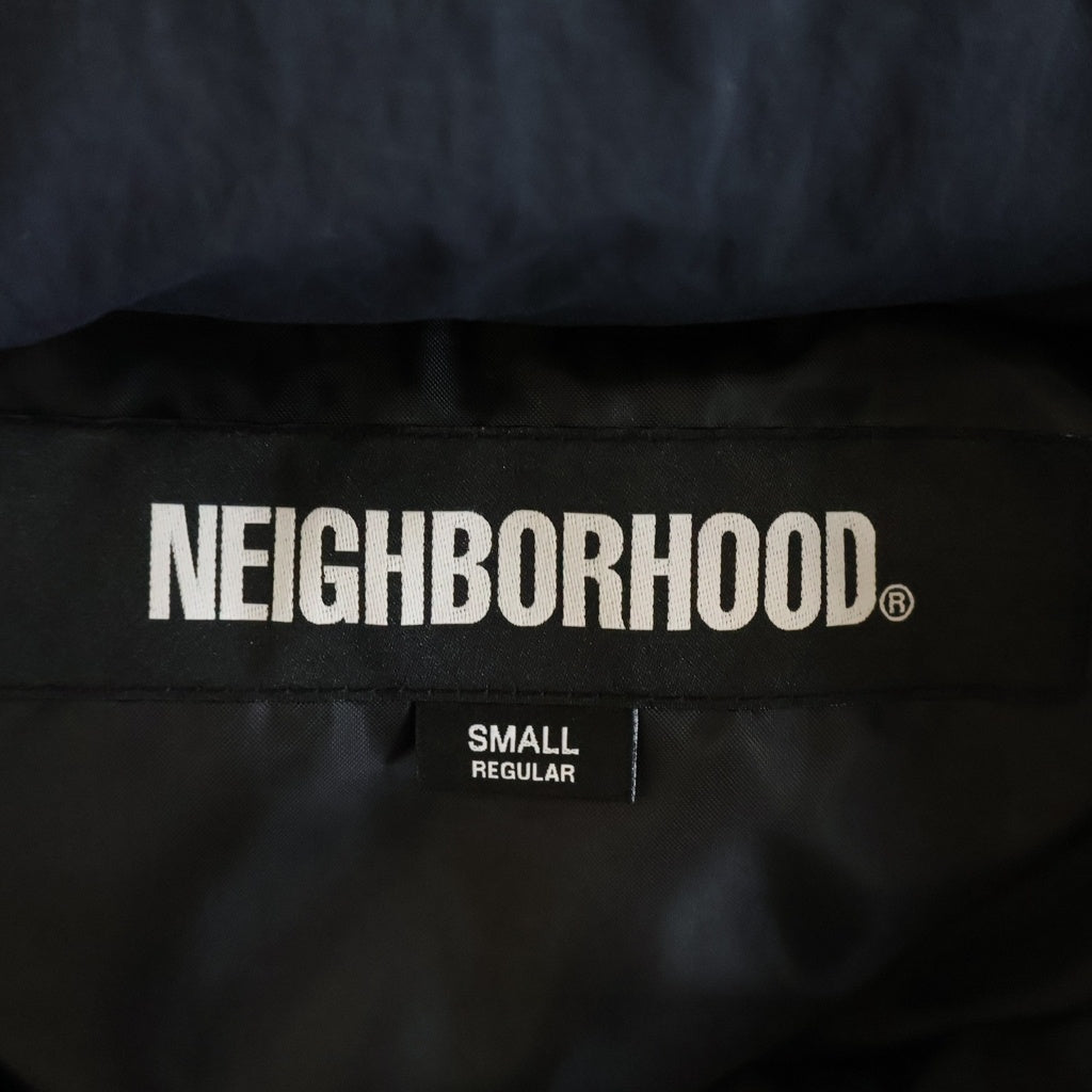 NEIGHBORHOOD(ネイバーフッド) 25AW CLASSIC DOWN JACKET バックロゴ刺繍 クラシックダウンジャケット ネイビー 252TSNH-JKM08