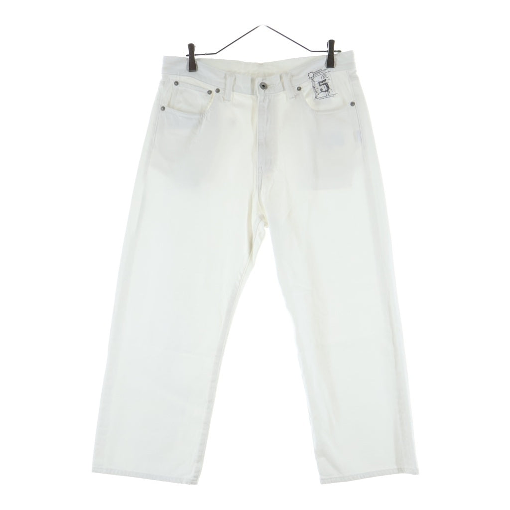 NEIGHBORHOOD(ネイバーフッド) 26SS BW. DP WIDE PANTS ジップフライ ワイドデニムパンツ ホワイト 261AQNH-PTM07
