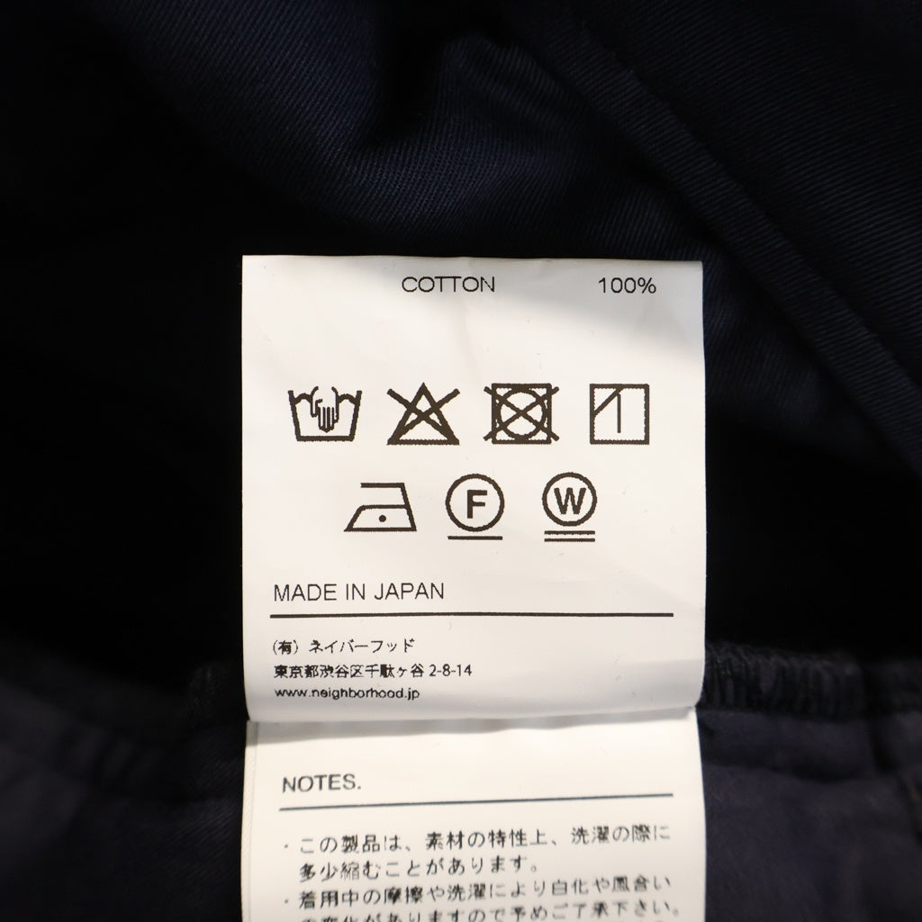 NEIGHBORHOOD(ネイバーフッド) 25AW CORDUROY PLAIN PANTS コーデュロイ プレーンスラックスパンツ ネイビー 252ZANH-PTM05