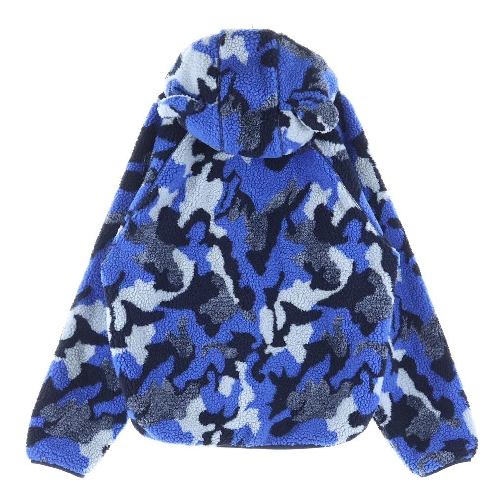 Palace Skateboards(パレススケートボーズ) 24AW TEDDY FLEECE JACKET BLUE CAMO テディ ジップアップフリースジャケット ブルーカモ P26JK012