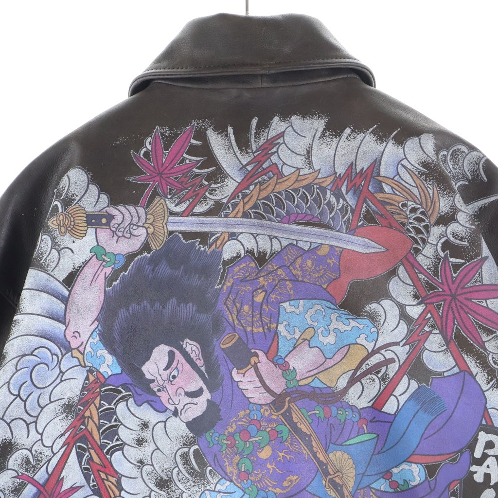 Palace Skateboards(パレススケートボーズ) 25AW SUSANOO LEATHER FLIGHT JACKET スサノオ レザーフライトジャケット ブラウン P29JK055