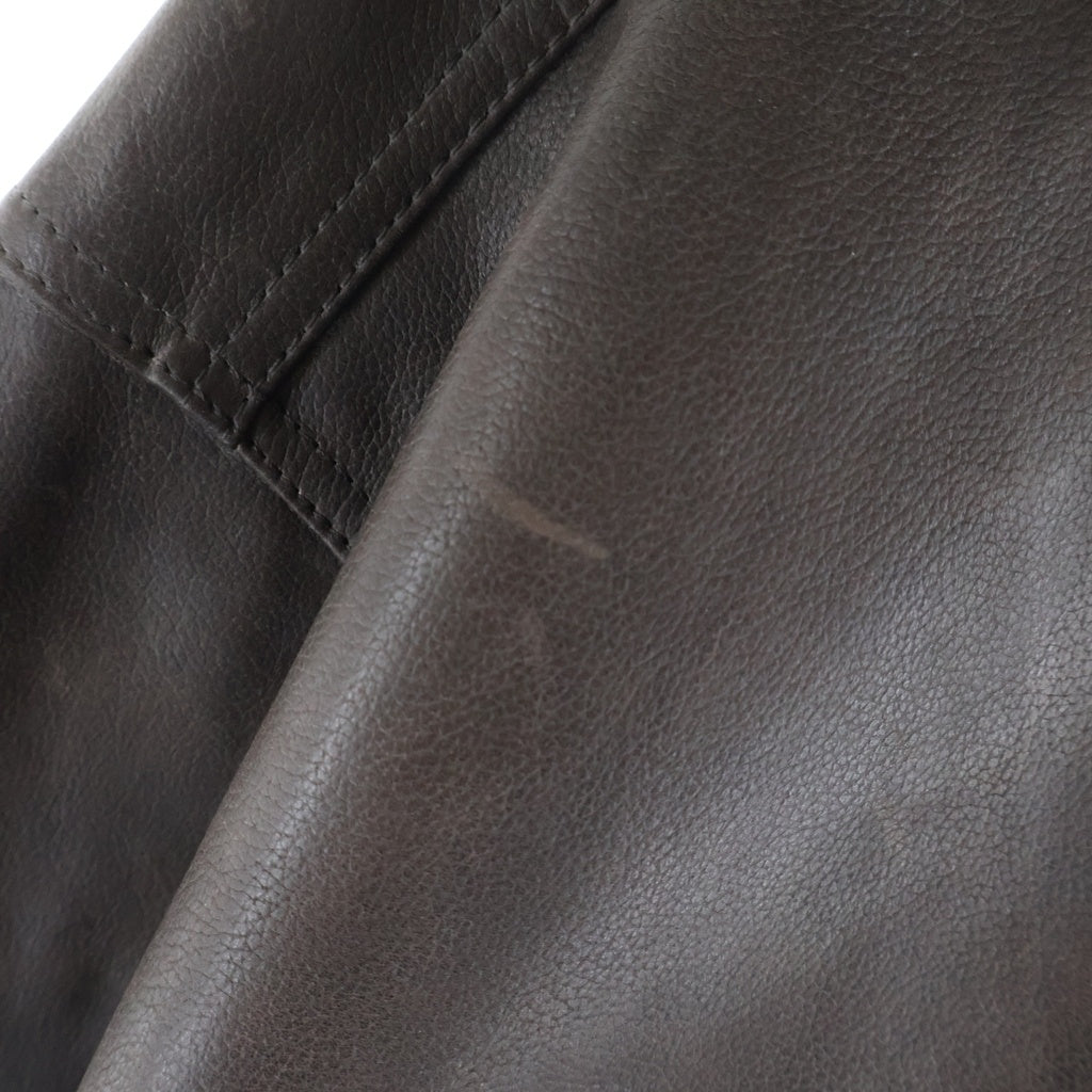 Palace Skateboards(パレススケートボーズ) 25AW SUSANOO LEATHER FLIGHT JACKET スサノオ レザーフライトジャケット ブラウン P29JK055