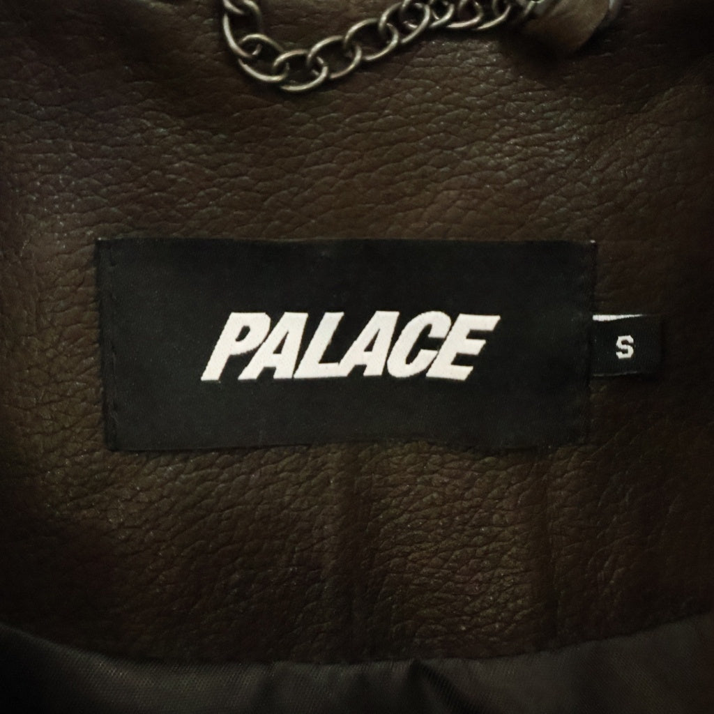 Palace Skateboards(パレススケートボーズ) 25AW SUSANOO LEATHER FLIGHT JACKET スサノオ レザーフライトジャケット ブラウン P29JK055
