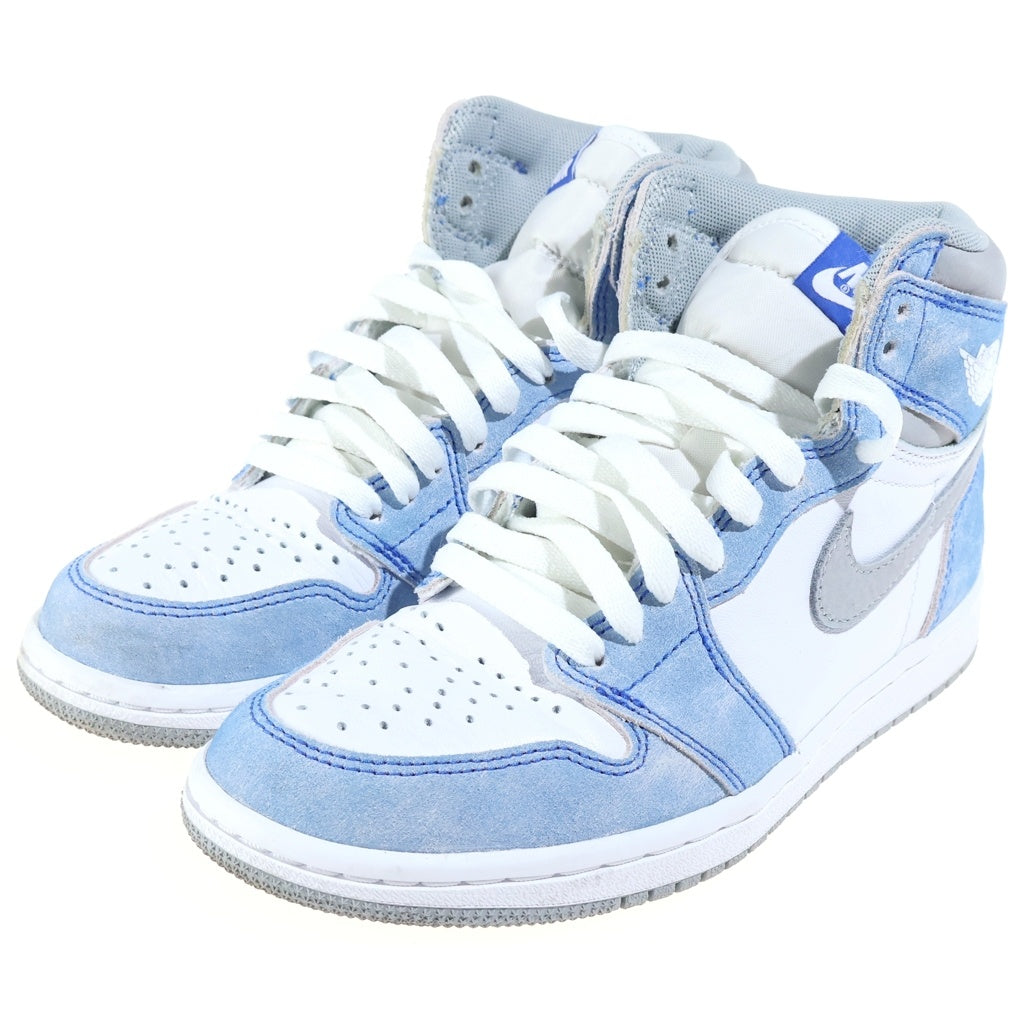 NIKE(ナイキ) AIR JORDAN 1 HIGH OG HYPER ROYAL エアジョーダン1 ハイパーロイヤル ハイカットスニーカー レディース ライトブルー/ホワイト US4.5/23.5cm 555088-402