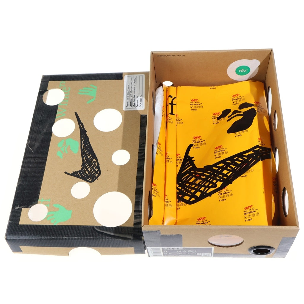 NIKE(ナイキ) ×OFF WHITE DUNK LOW 1 of 50 Lot.45 オフホワイト ダンク ローカットスニーカー レディース ホワイト DM1602-101