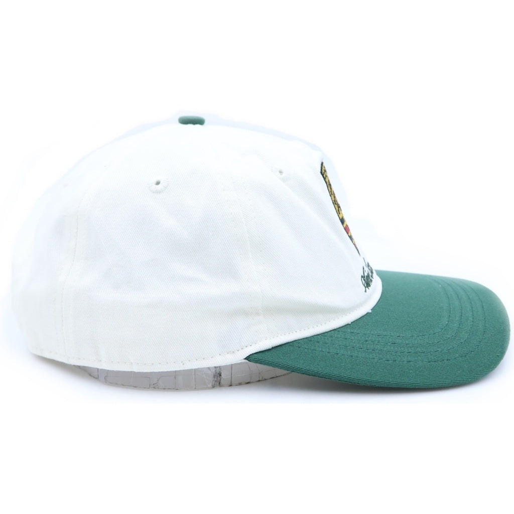 Aime Leon Dore(エメレオンドレ) 25AW ×PORSCHE COLOR BLOCK LOGO HAT ポルシェ カラーブロック ロゴキャップ 帽子 ホワイト/グリーン