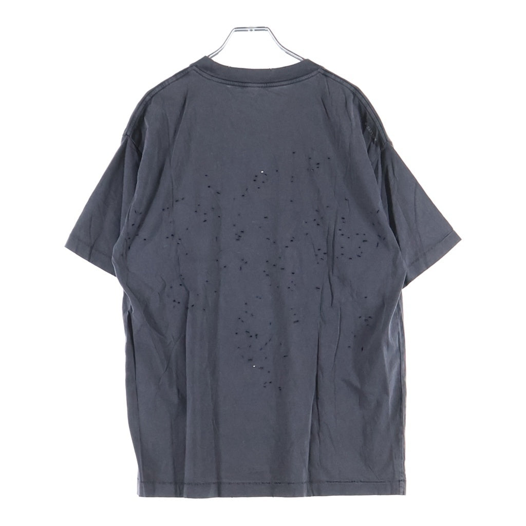 SATISFY(サティスファイ) MOTHTECH T-SHIRTS モステック フロントプリントTシャツ 半袖クルーネックカットソー グレー 11006-00A02