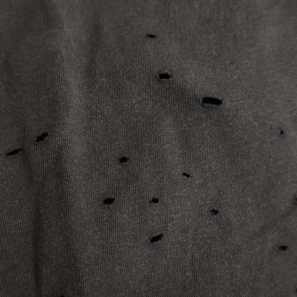 SATISFY(サティスファイ) MOTHTECH T-SHIRTS モステック フロントプリントTシャツ 半袖クルーネックカットソー グレー 11006-00A02