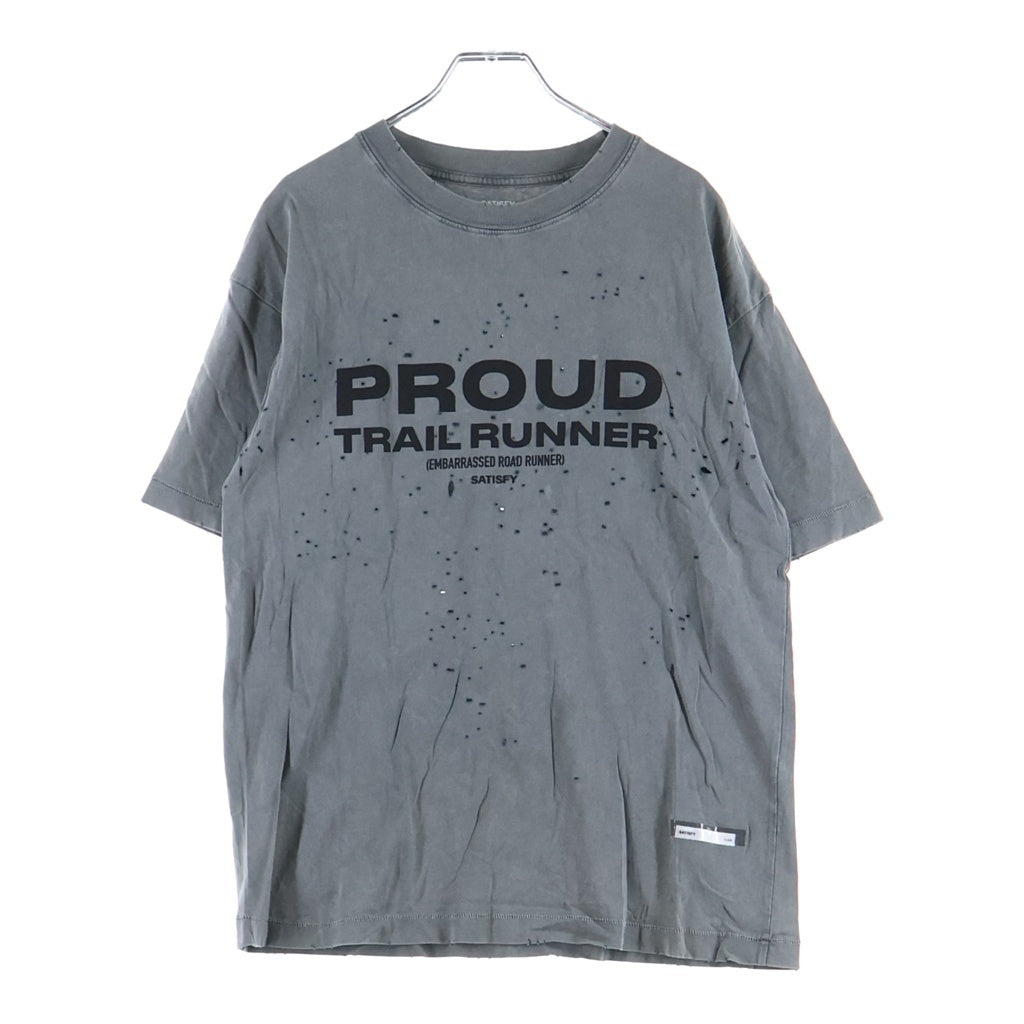 NO BRAND(ノーブランド) SATISFY RUNNING PROUD TRAIL RUNNER MOTHTECH T-SHIRTS 半袖Tシャツ 11006-00A02 11006-01A46