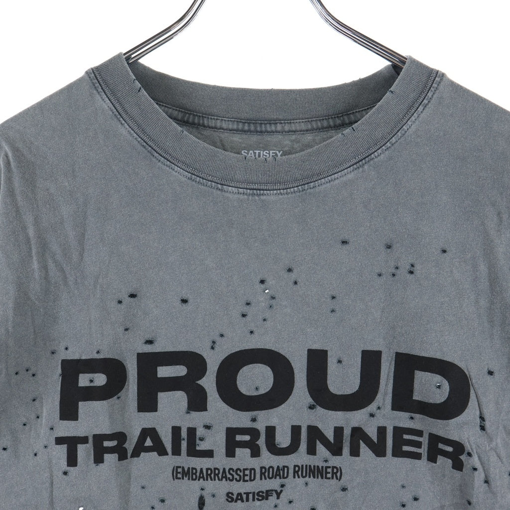 NO BRAND(ノーブランド) SATISFY RUNNING PROUD TRAIL RUNNER MOTHTECH T-SHIRTS 半袖Tシャツ 11006-00A02 11006-01A46