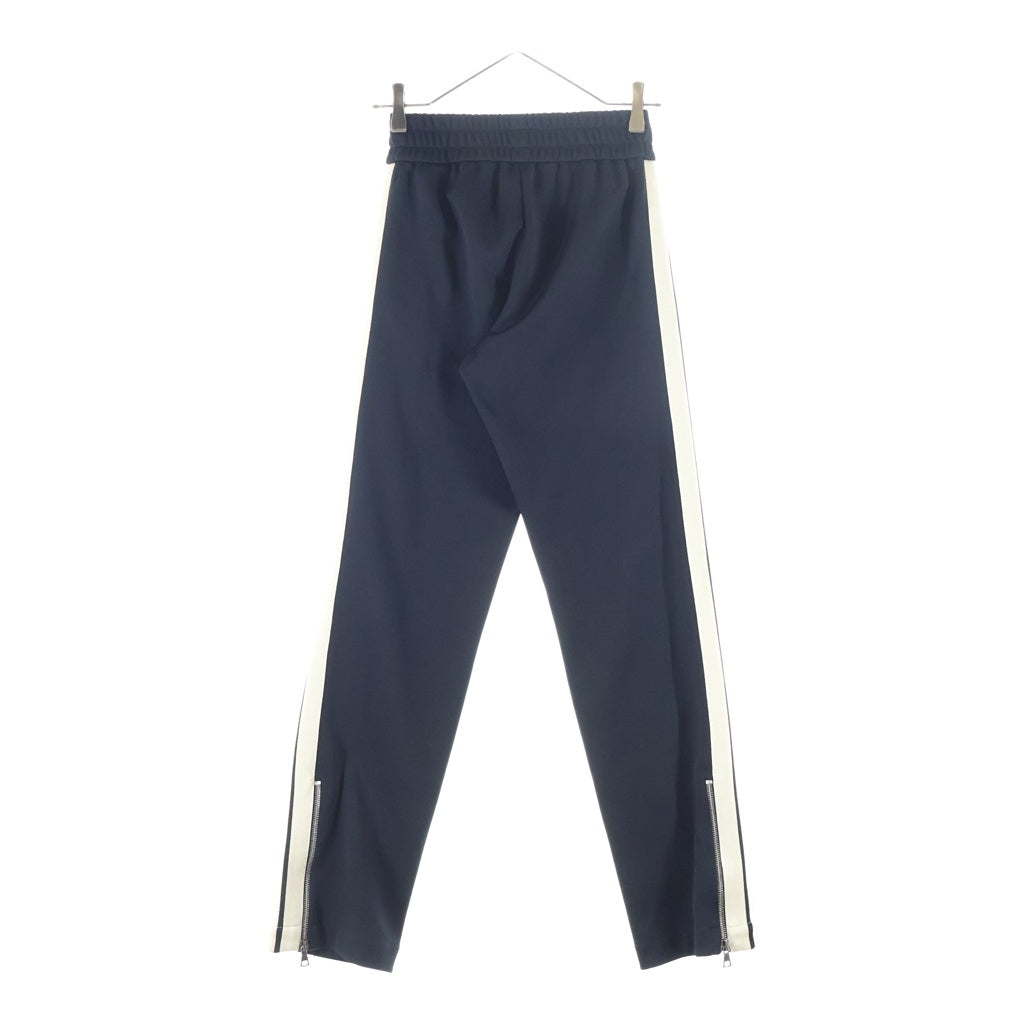 Palm Angels(パームエンジェルス) 24SS CLASSIC LOGO TRACK PANTS クラシック ロゴ エンブロイダリー サイドジップ トラックパンツ ブラック PMCJ020S24FAB001