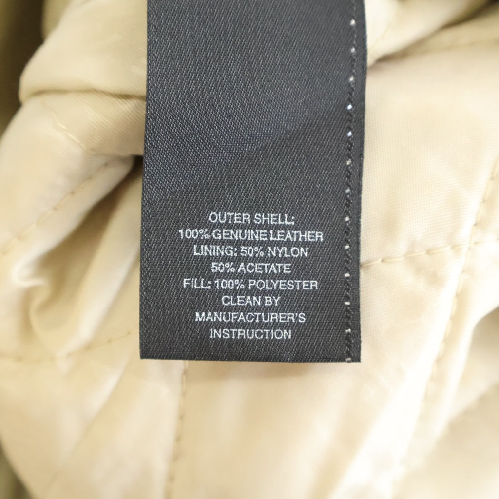 AVIREX(アヴィレックス) DRAGON&SNAKE TRACKER JACKET ドラゴン スネーク プリント トラッカー レザージャケット ホワイト 783-3150012