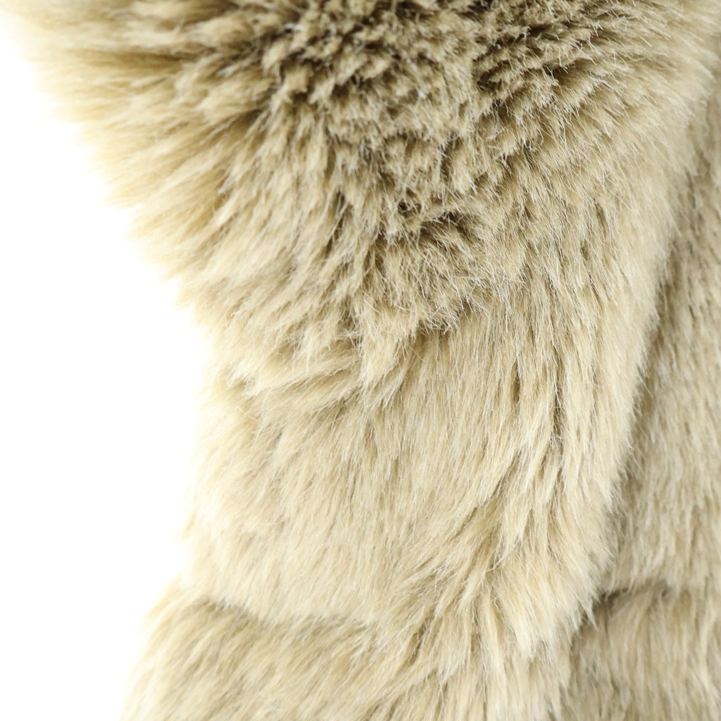 DAIRIKU(ダイリク) Vinyl Patch Fur Coat ビニールパッチ ファーコート ジャケット ブラウン 19AW O-3