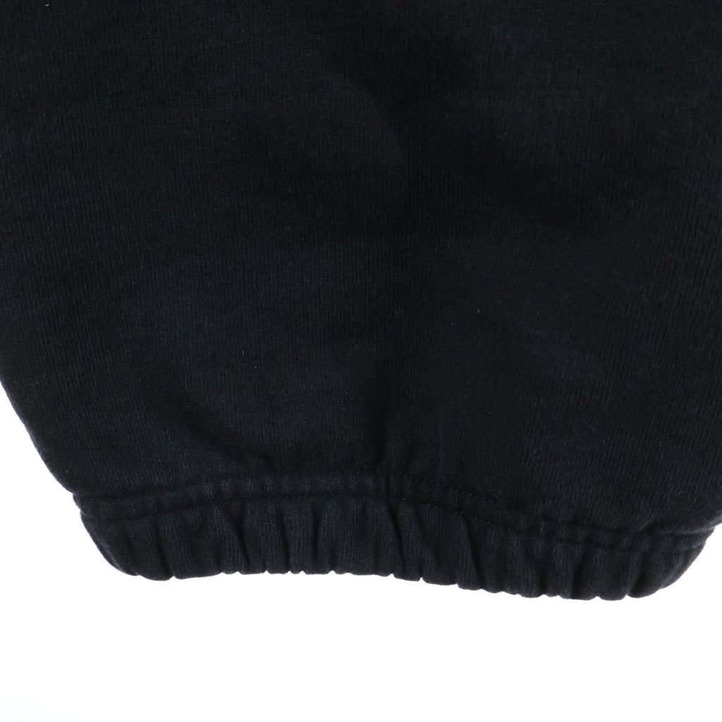 SUPREME(シュプリーム) 24AW Satin Applique Sweatpant サテンアプリーケ コットン スウェットパンツ ブラック