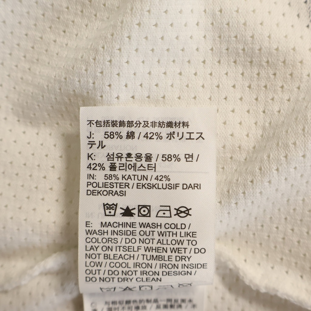 NIKE(ナイキ) ×STUSSY DRI FIT MESH JERSEY ステューシー ドライメッシュジャージ 両面デザイン クルーネックTシャツ 長袖 カットソー ホワイト FJ9164-133