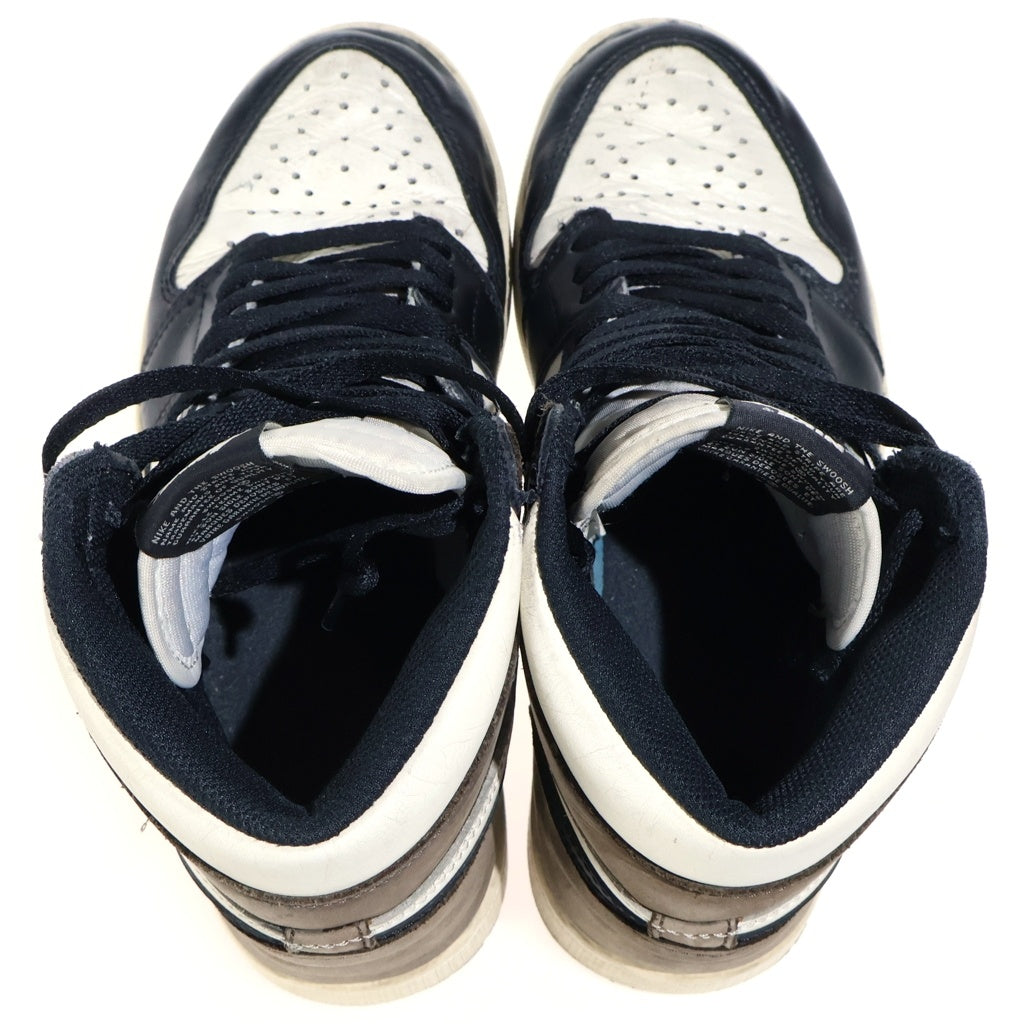 NIKE(ナイキ) AIR JORDAN 1 RETRO HIGH OG DARK MOCHA エアジョーダン1 レトロ ダークモカ ハイカットスニーカー ブラウン/ホワイト/ブラック US8/26cm 555088-105