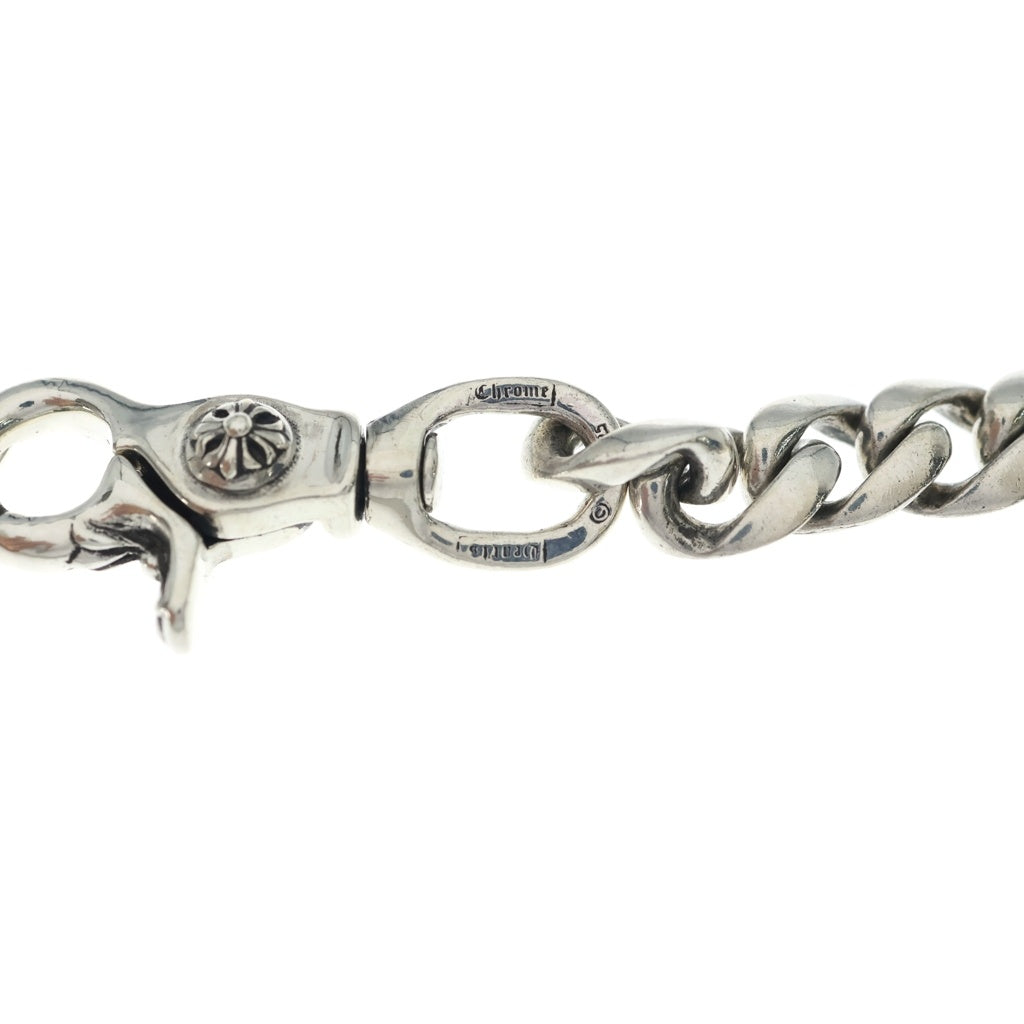 CHROME HEARTS(クロムハーツ) CLASSIC SHORT-T/ 2クリップショートクラシック ウォレットチェーン シルバー BCA068
