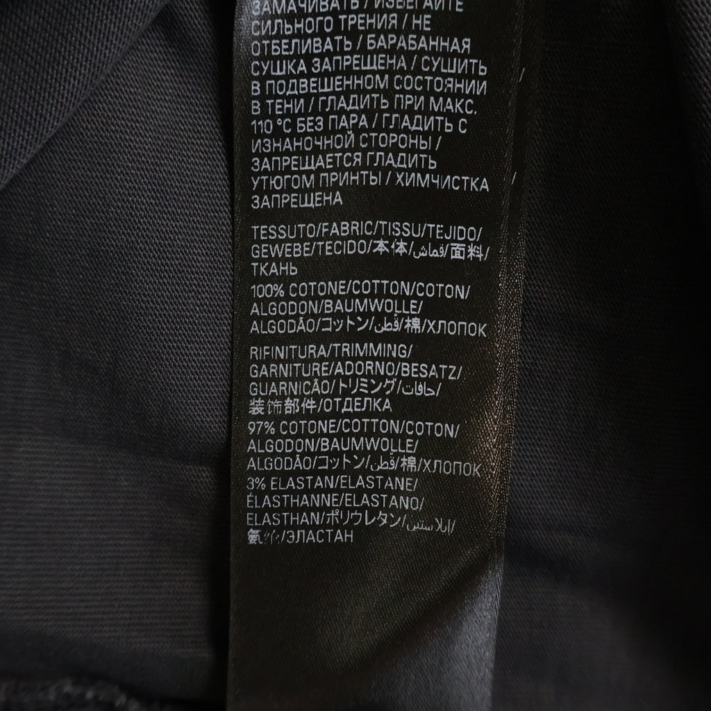 BALENCIAGA(バレンシアガ) 23SS TAPE TYPE T-SHIRT テープ タイプ フロントロゴ プリントTシャツ 半袖クルーネックカットソー ブラック 739784 TOVA9