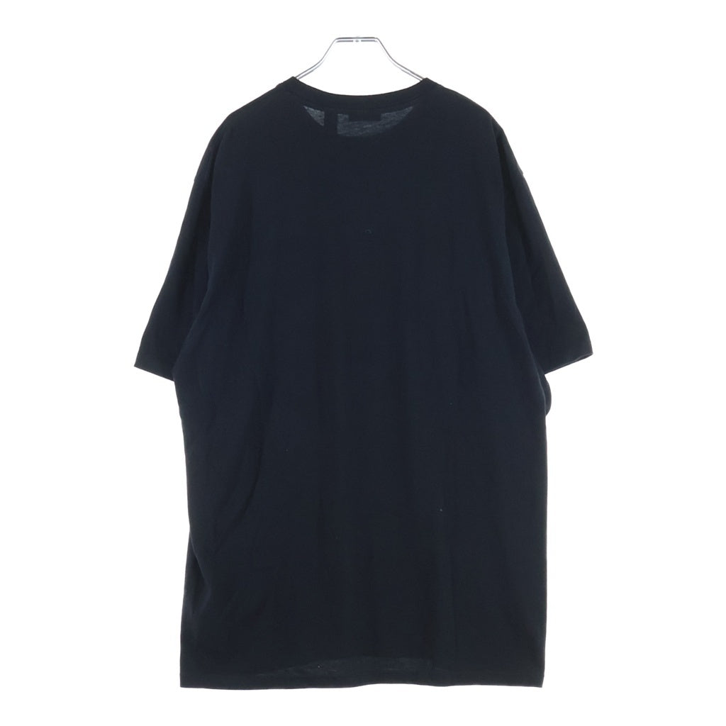 MONCLER GENIUS(モンクレール ジーニアス) ×FRAGMENT MAGLIA T-SHIRT フラグメント フロントロゴプリントTシャツ 半袖クルーネックカットソー ブラック F209U8C70710 8392B